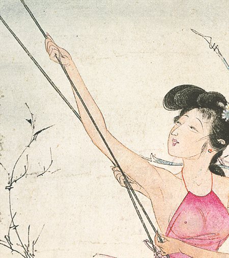 台山-胡也佛的仕女画和最知名的金瓶梅秘戏图